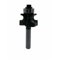 Qic Tools 1/4in R Edge Beading Bit with Bearing 1/2in SH CBP12.114.12